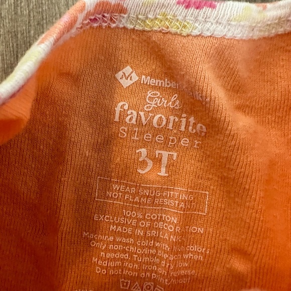 3 T toddler girl footies new without tags - Picture 3 of 6